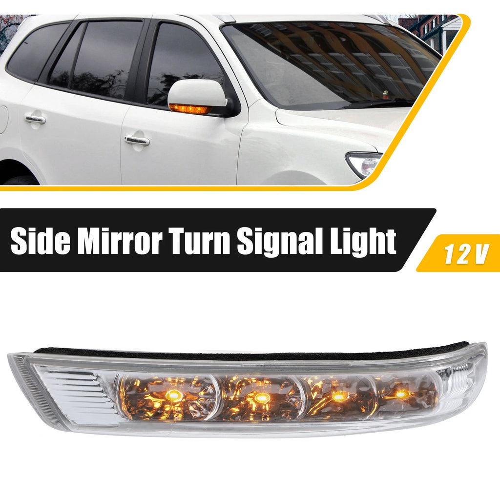 LED Left Rear View Mirror Turn Signal Amber Light for Hyundai Santa Fe (2007–2012)