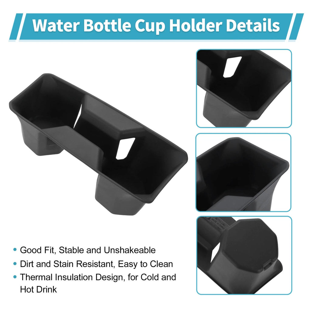 Center Console Cup Holder Organizer for Honda Accord (2023–2025) TPE Black