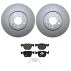 Front Brake Kit 332mm Disc Rotors & TRW Pads for BMW X5 (E53)