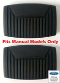 Brake Clutch Pedal Pads for Manual Ford F-150 (1975–2008) Scott Drake