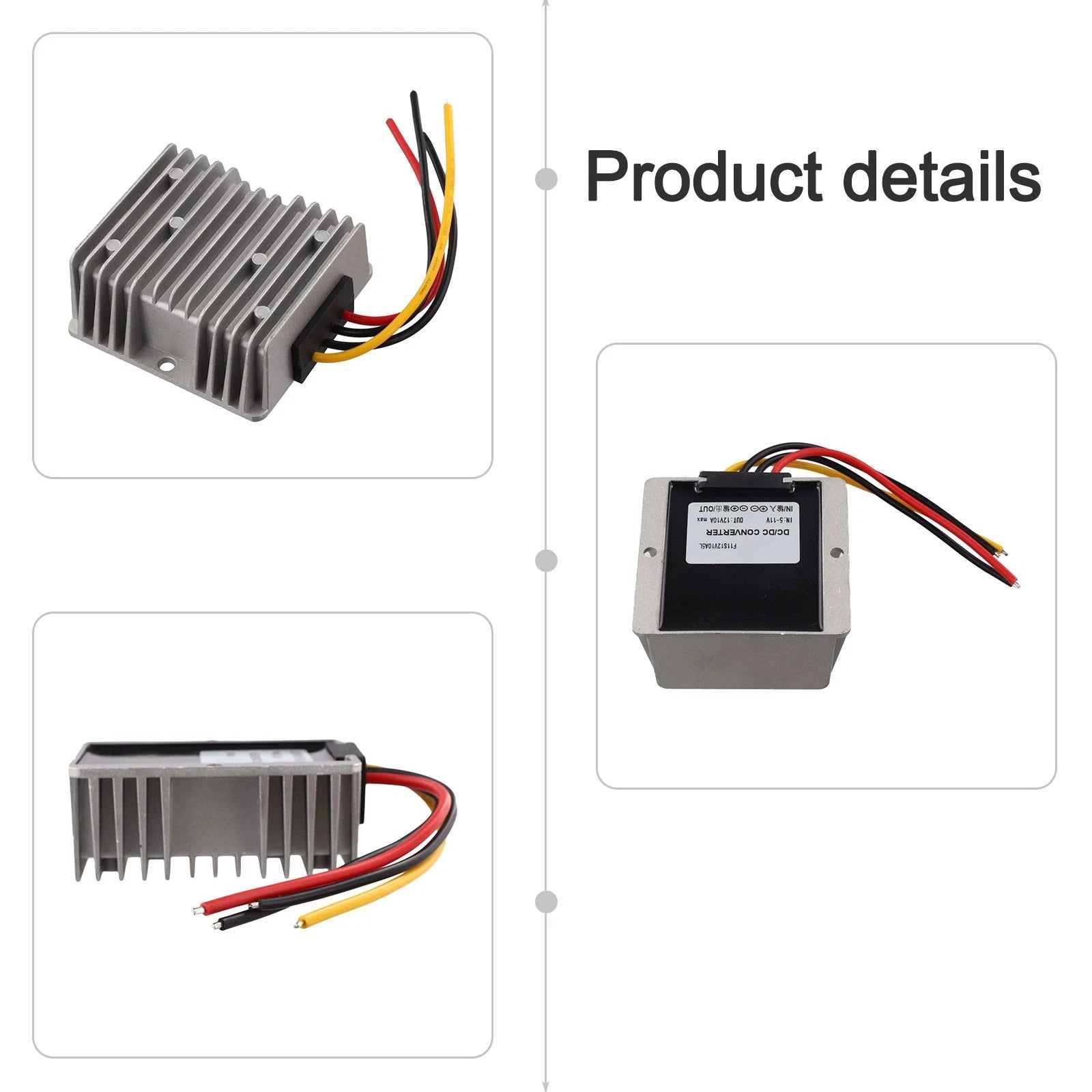 DC Converter 6V to 12V 10A 120W for Car Boat