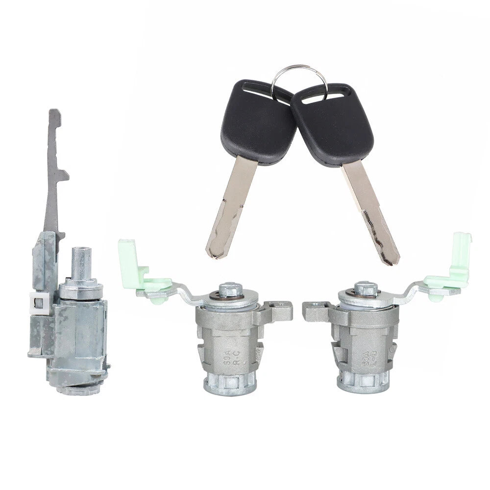 Ignition Switch Cylinder and Door Lock Cylinder with Key for Honda Civic CR-V (2001–2011)