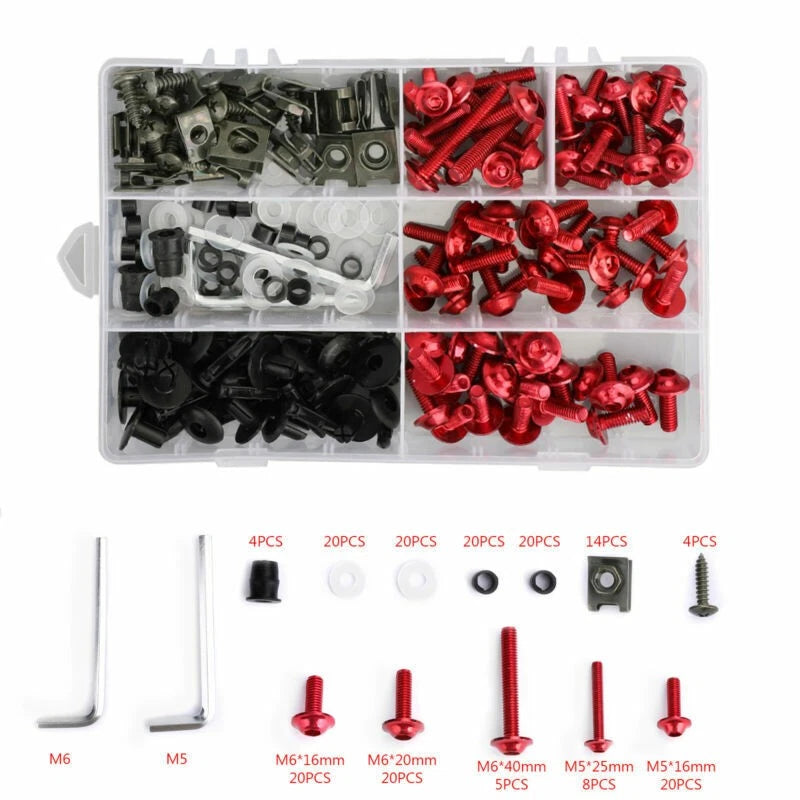 Fairing Fender Fastener Kit for Motorcycle (177X)