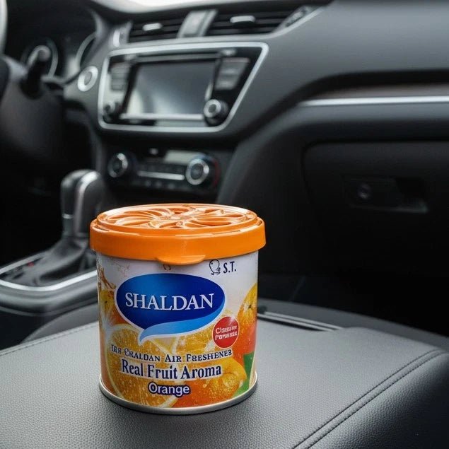 My Shaldan Orange Gel Air Freshener for Home Car Office (2.8oz)