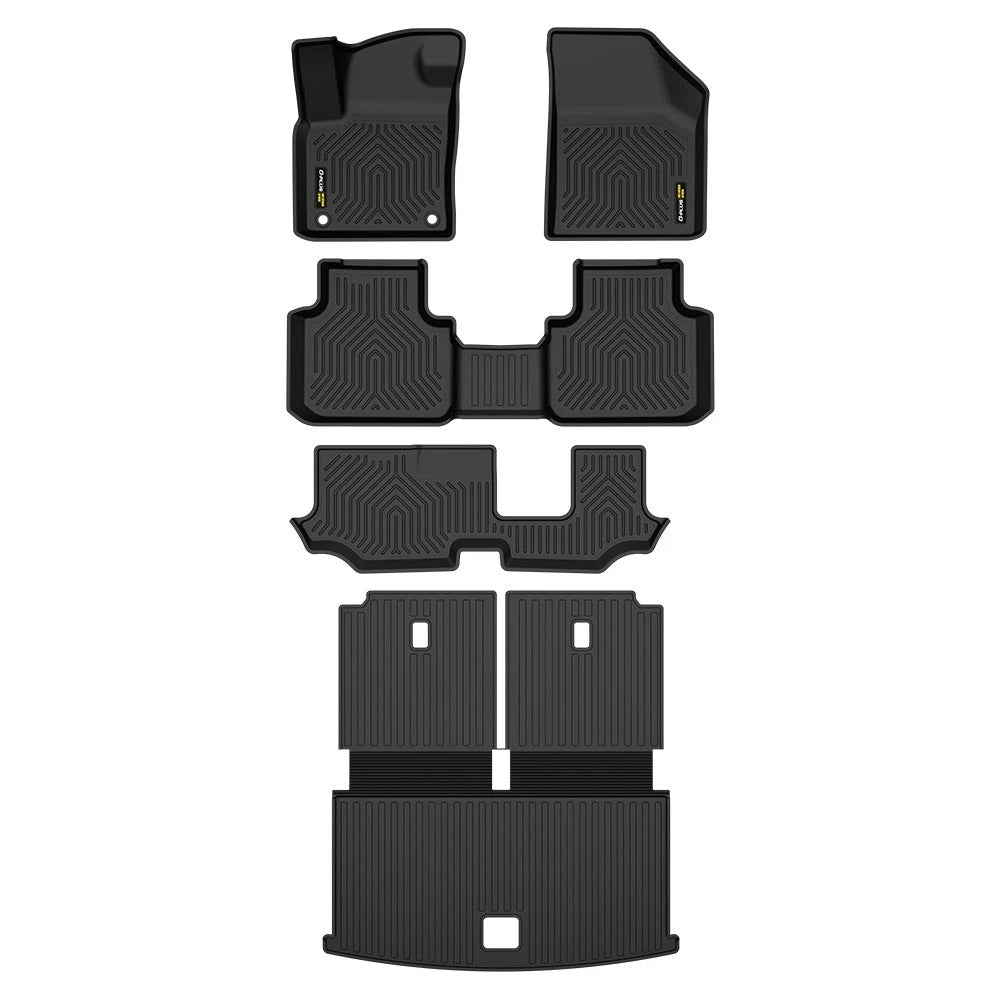 TPE Floor Mats Trunk Cargo Liner for Volkswagen Atlas (2018–2025)