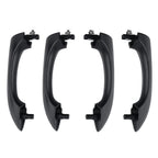 Set of 4 Black Outer Door Handles for BMW X5 (2000–2006)
