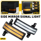 Tow Side Mirror Signal Light Switchback LED for Chevy Silverado GMC Sierra (2014–2018)