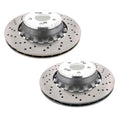 2X Rear Drilled 385mm Disc Brake Rotors for BMW F85 F86 (2014–2019)