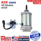 Starter Motor for Polaris RZR 1000 (2016) with Relay