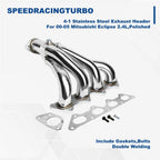 Stainless Steel Exhaust Manifold Header Kit for Mitsubishi Eclipse (2000–2005)