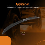 Carbon Fiber Rear Trunk Spoiler for BMW 2 Series F22 F87 (2014–2021)