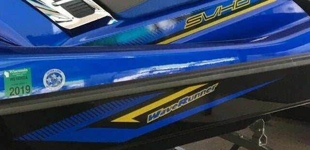 Graphic Kit for Yamaha FX SVHO Cruiser (2012–2018) - Silver Decals OEM