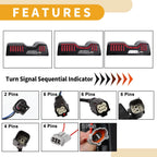 OLED Brake Tail Lights Assembly for Chevy Silverado 1500/2500HD/3500HD 