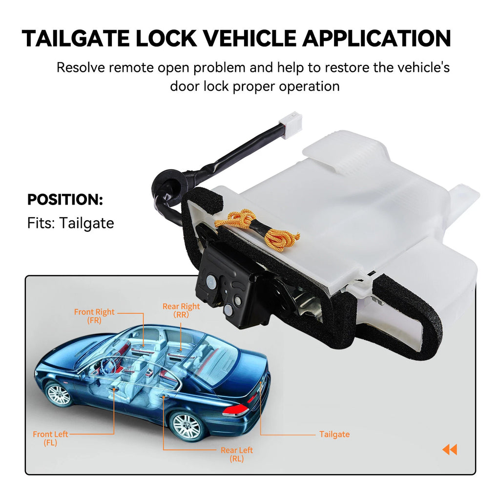 Tailgate Trunk Lid Latch Lock for Toyota 4Runner (2003-2009)