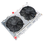 2Row Aluminum Racing Radiator with Fan Shroud for Subaru Impreza WRX STI (2002–2007)