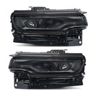 Full LED Black Headlight Set for Jeep Wagoneer (2022–2025)