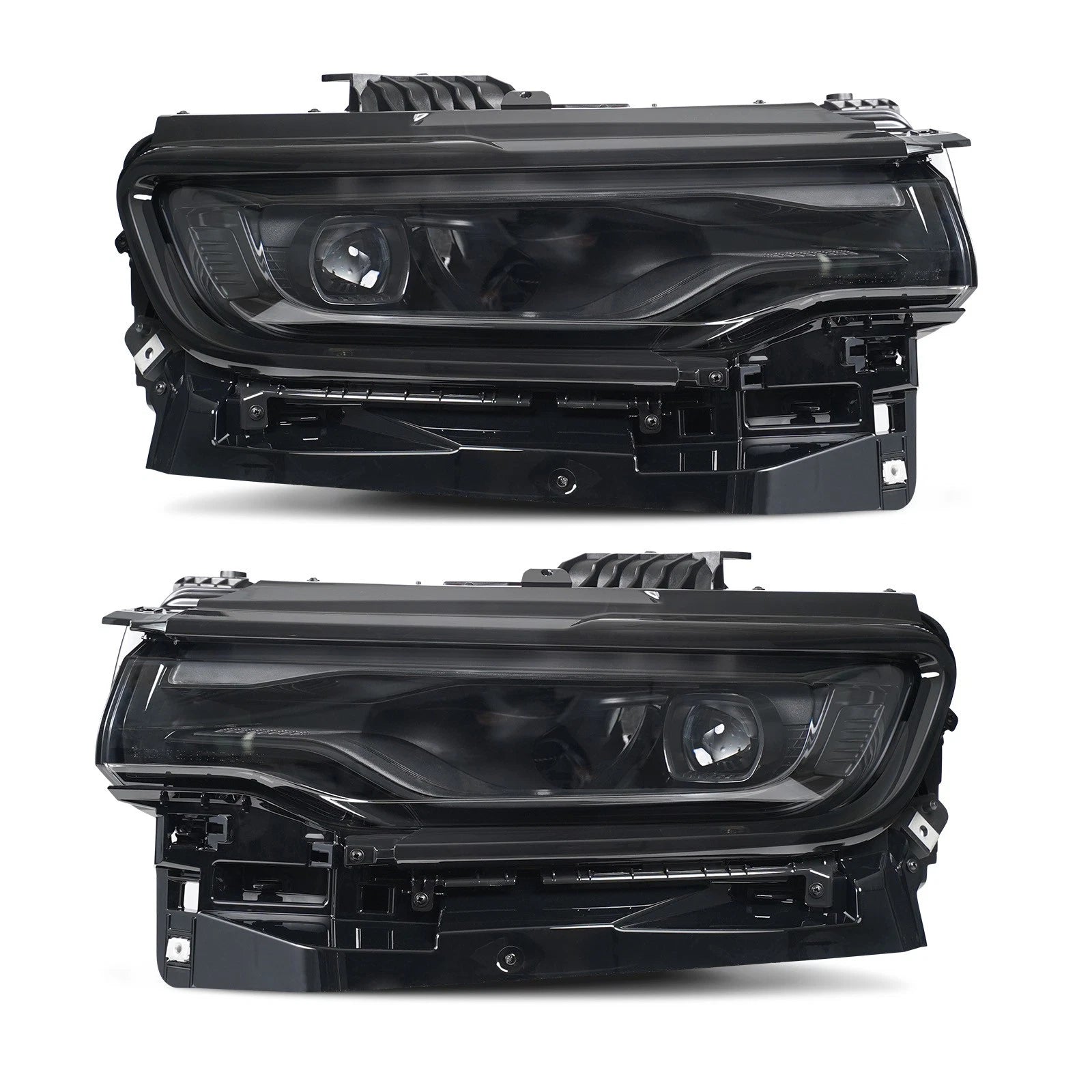Full LED Black Headlight Set for Jeep Wagoneer (2022–2025)