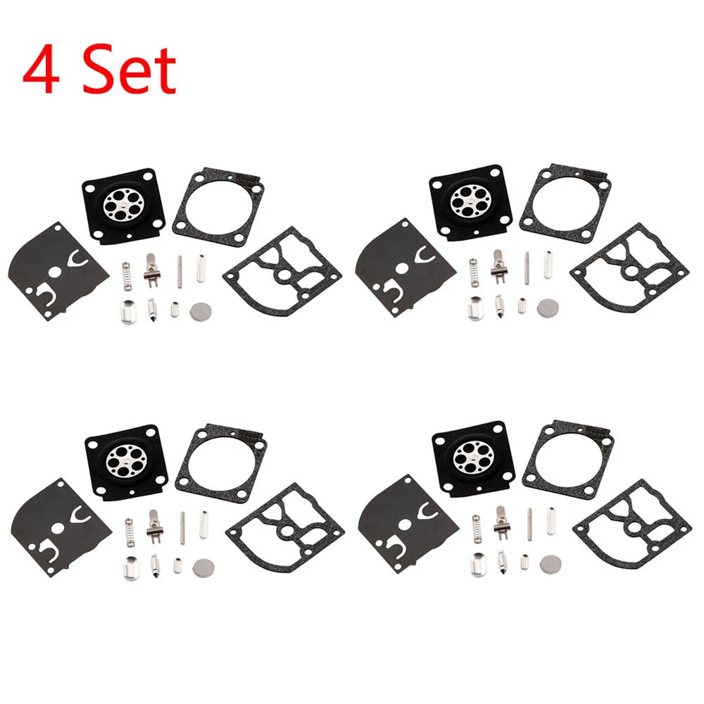 Set of 4 Carburetor Repair Kits for STIHL HS45 FS55 FS38 BG45 ZAMA RB-100