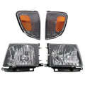 Black Headlights & Corner Lights for Toyota Tacoma 4WD (1998–2000)