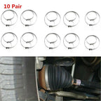 Boot Clamps / 20 Pcs / Stainless Steel Boot Clamps for CV Joint Axle Boot