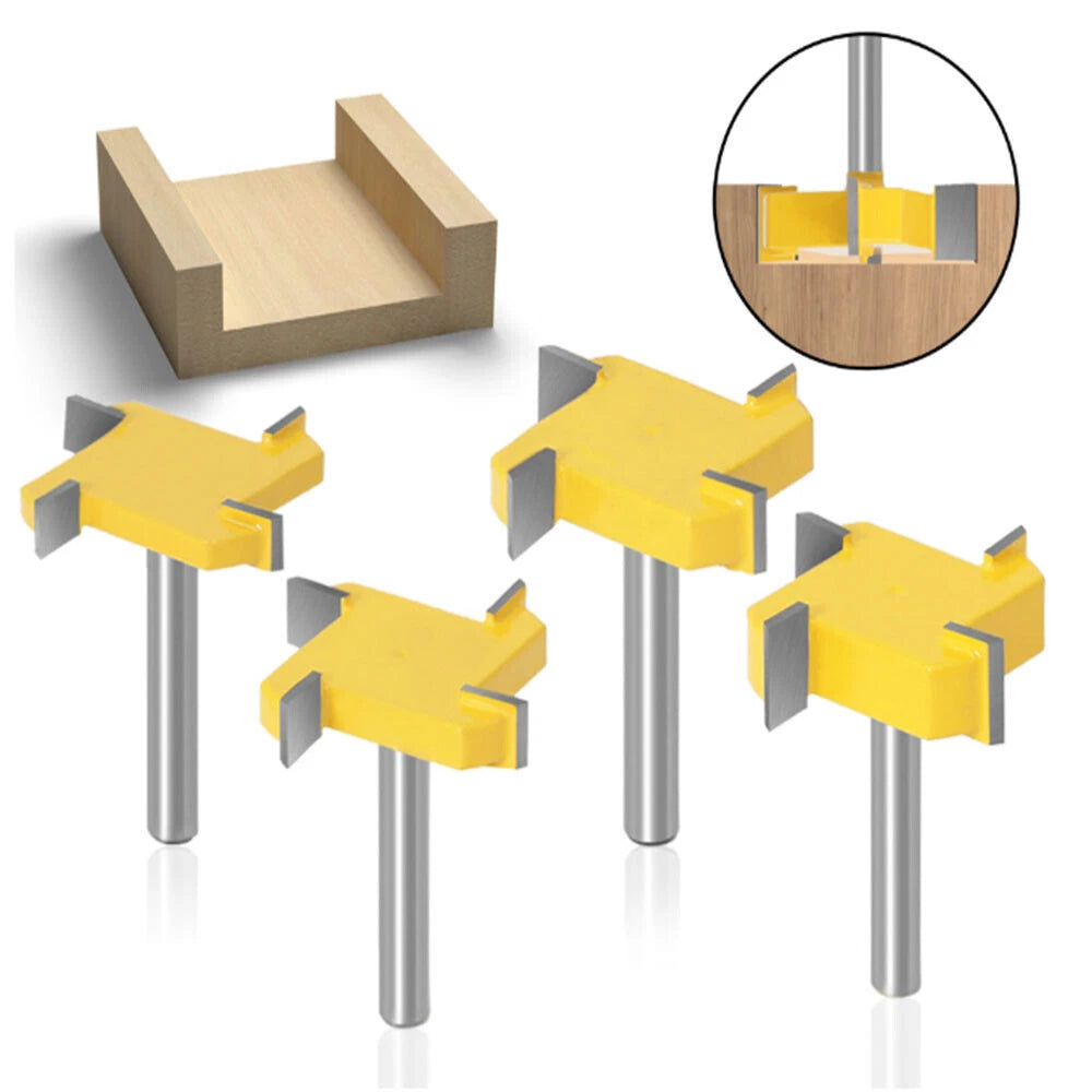 1/4 CNC Spoilboard Surfacing Router Bit for Woodwork Slab Flattening