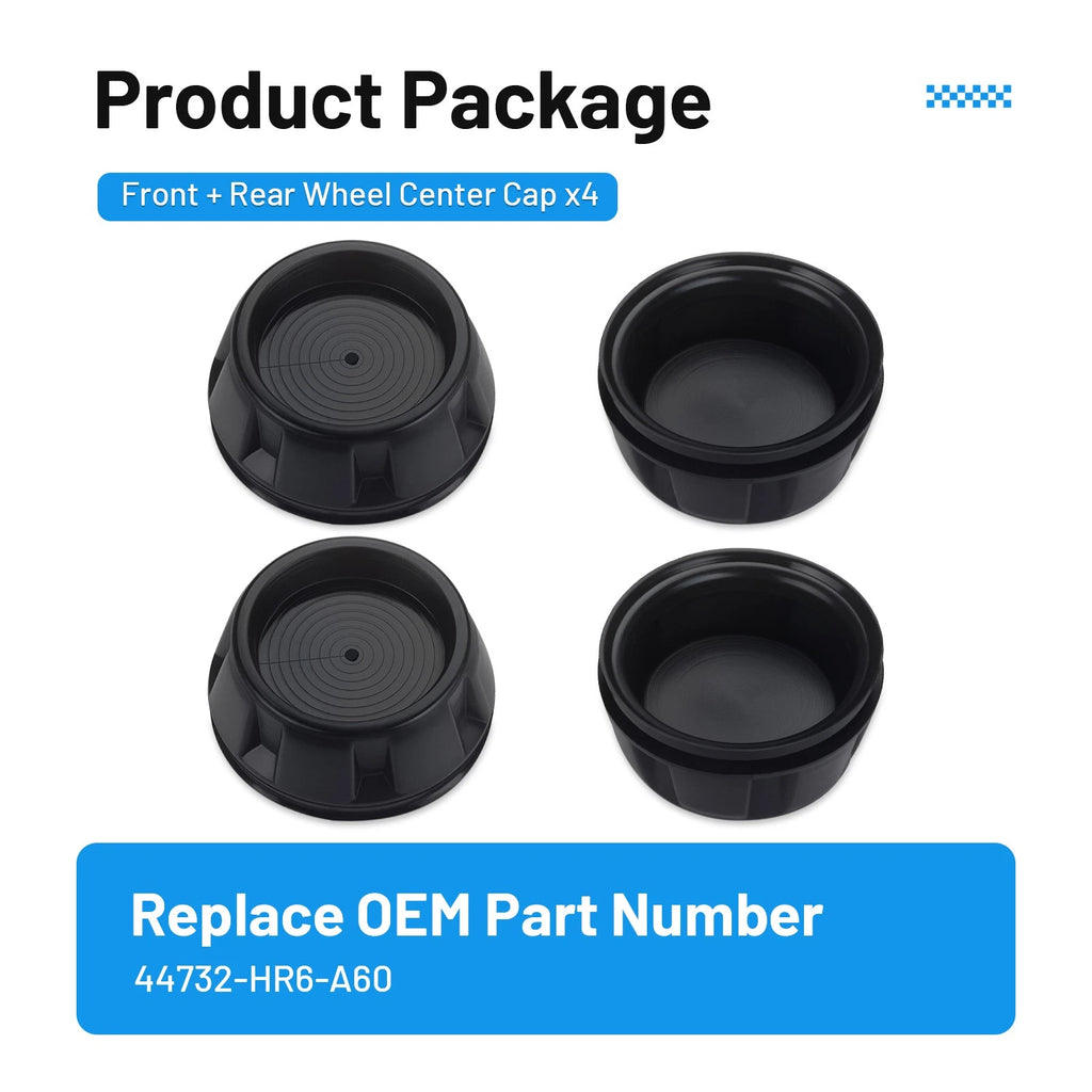 Set of 4 Wheel Center Caps for Honda Talon 1000 SXS1000S2R (2019–2023)