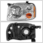 Set of 2 Headlights for Nissan Frontier (2001-2004)