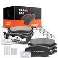 8x Front & Rear Ceramic Brake Pads for Jeep Liberty (2003–2007)