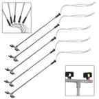 5 Pack LED Lights for Train Layout Scenery Model Parts Accessories