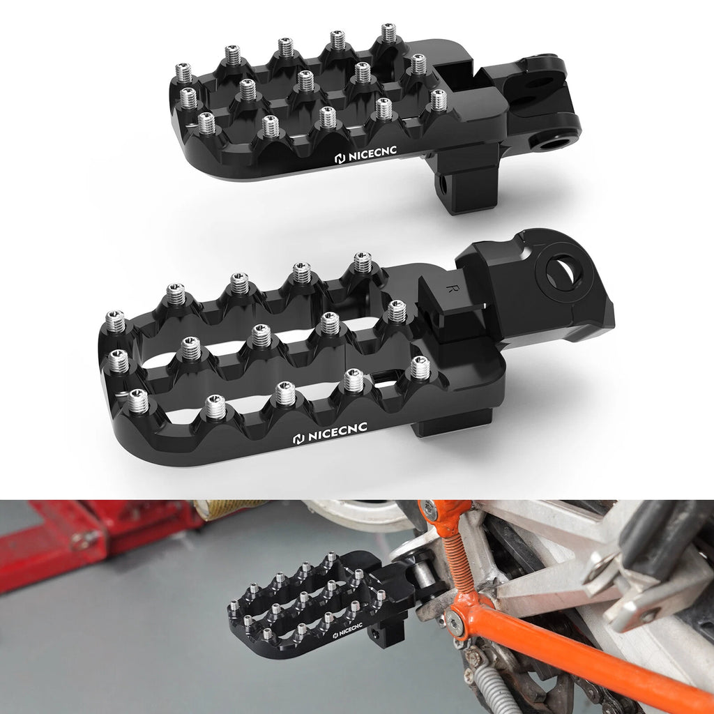 CNC Adjustable Larger Footrest Pedals for KTM 790 890 Adventure/R (2019–2024)