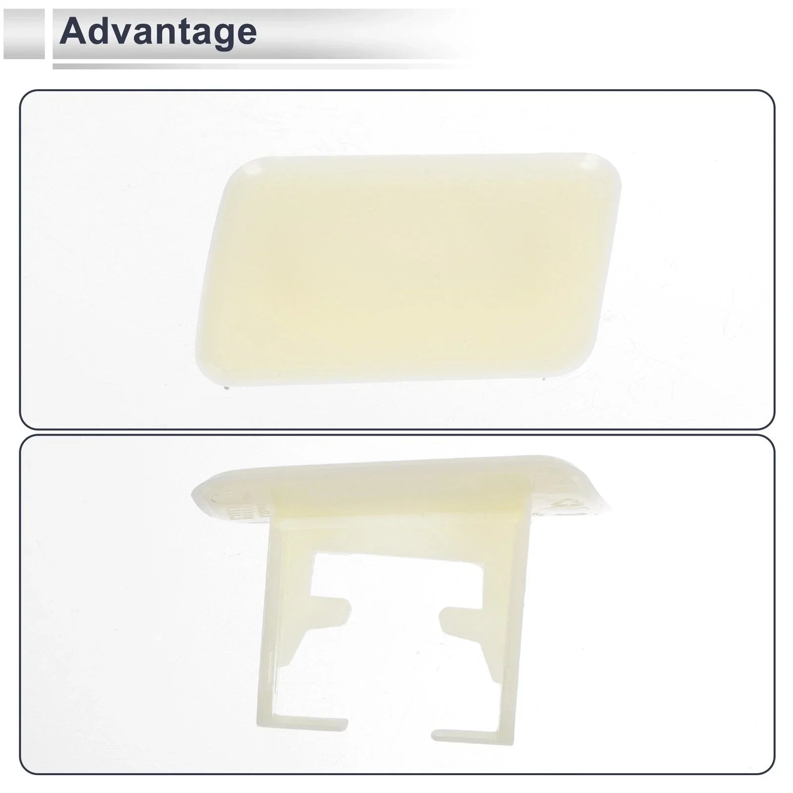 Front Left Side Bumper Headlight Washer Nozzle Cover Cap for BMW X3 Unpainted
