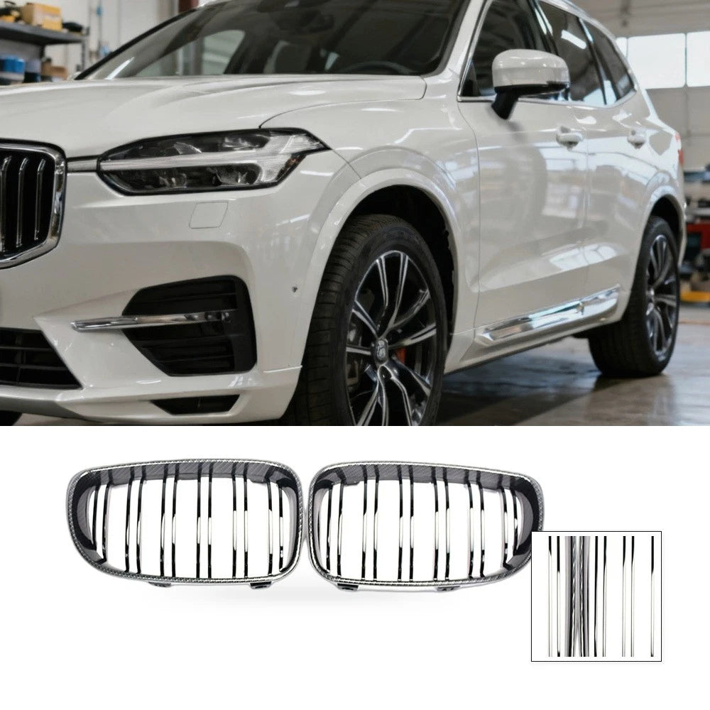 Carbon Fiber Dual Line Front Grille Mesh for BMW 1 Series E81 E87 (2008–2011)