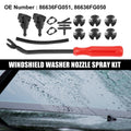 15pcs Windshield Washer Nozzle Kit 86636FG050 for Subaru Impreza (2008–2014)