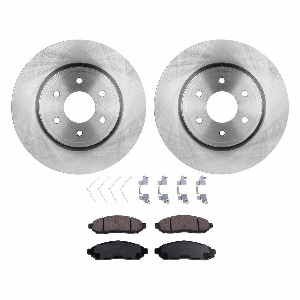 Front Brake Disc and Pad Kit for Nissan Frontier (2005–2020)