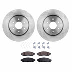 Front Brake Disc and Pad Kit for Nissan Frontier (2005–2020)
