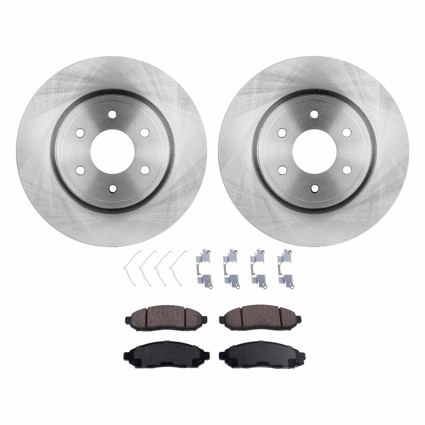 Front Brake Disc and Pad Kit for Nissan Frontier (2005–2020)