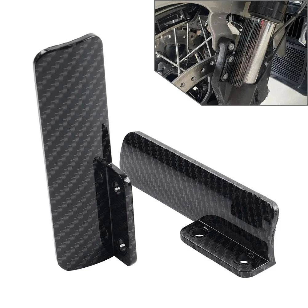 Carbon Fiber Pattern Front Fork Covers for Harley CVO Street Road Glide (117-121)