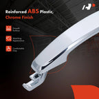 Front Right Exterior Door Handle with Keyhole for Cadillac Chevy Buick