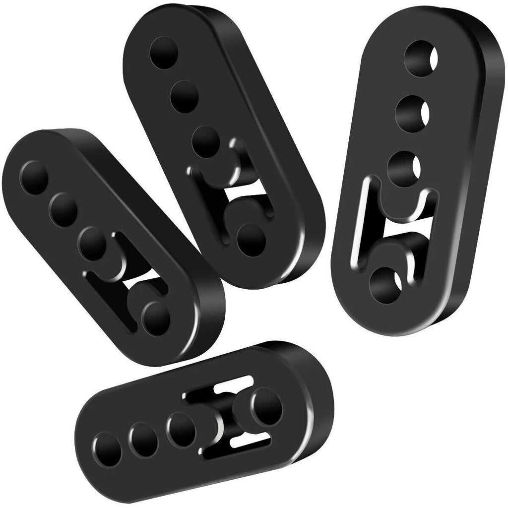 Set of 4 Performance Polyurethane Rubber Exhaust Hangers Universal