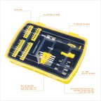 51 Pcs Magnetic Screwdriver Bit Set with Organizer Case