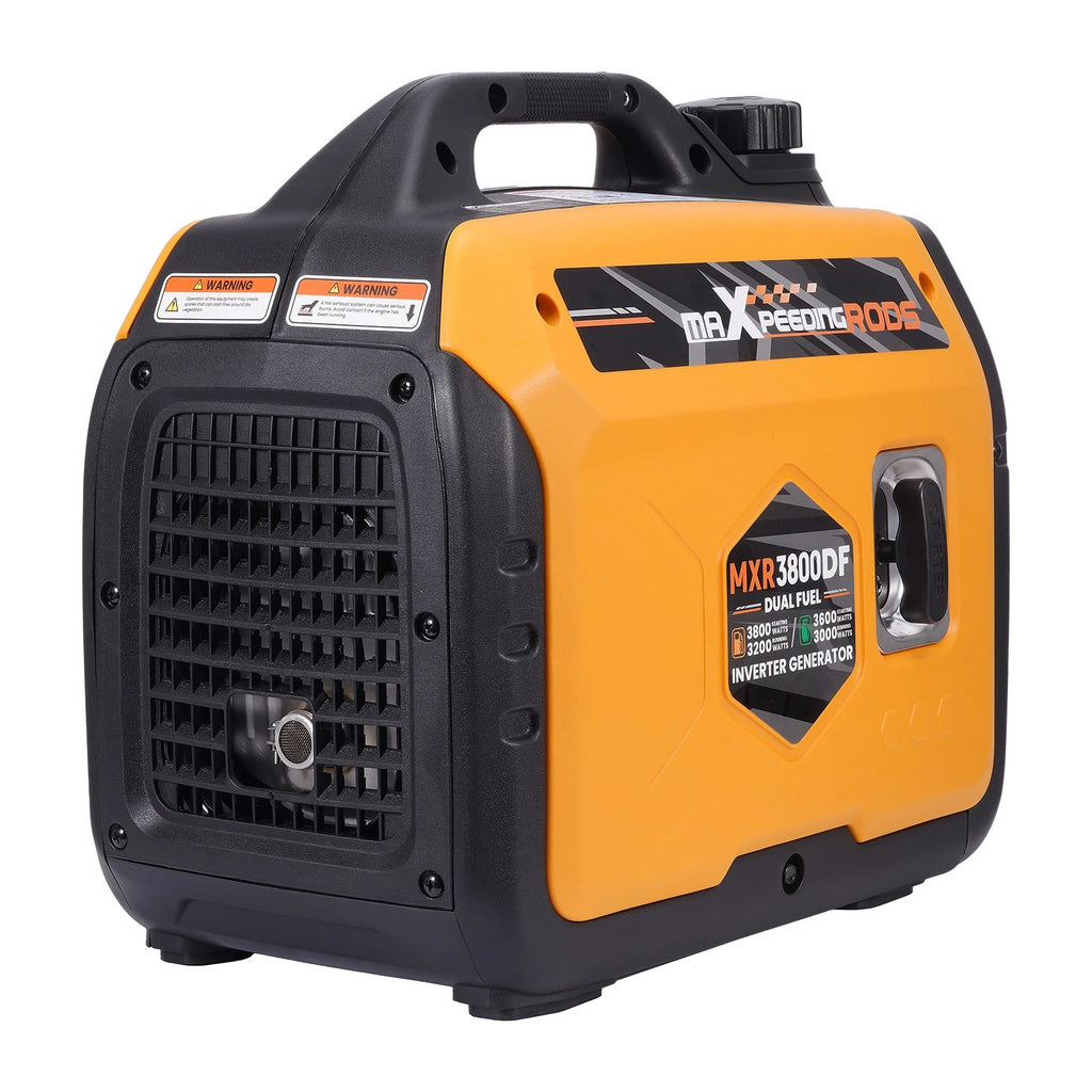 Dual Fuel Inverter Generator 3800W Peak for Tailgating Events