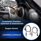 Set of 2 Upstream & Downstream Oxygen Sensors for Toyota Corolla (2003–2004)
