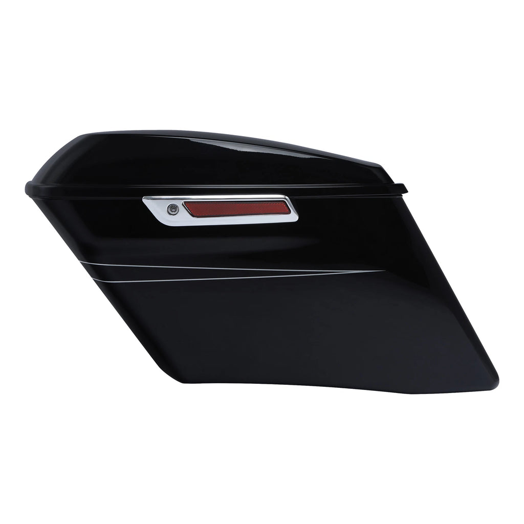 4" Stretched Hard Saddlebags for Harley Electra Glide (2014–2023) Vivid Black