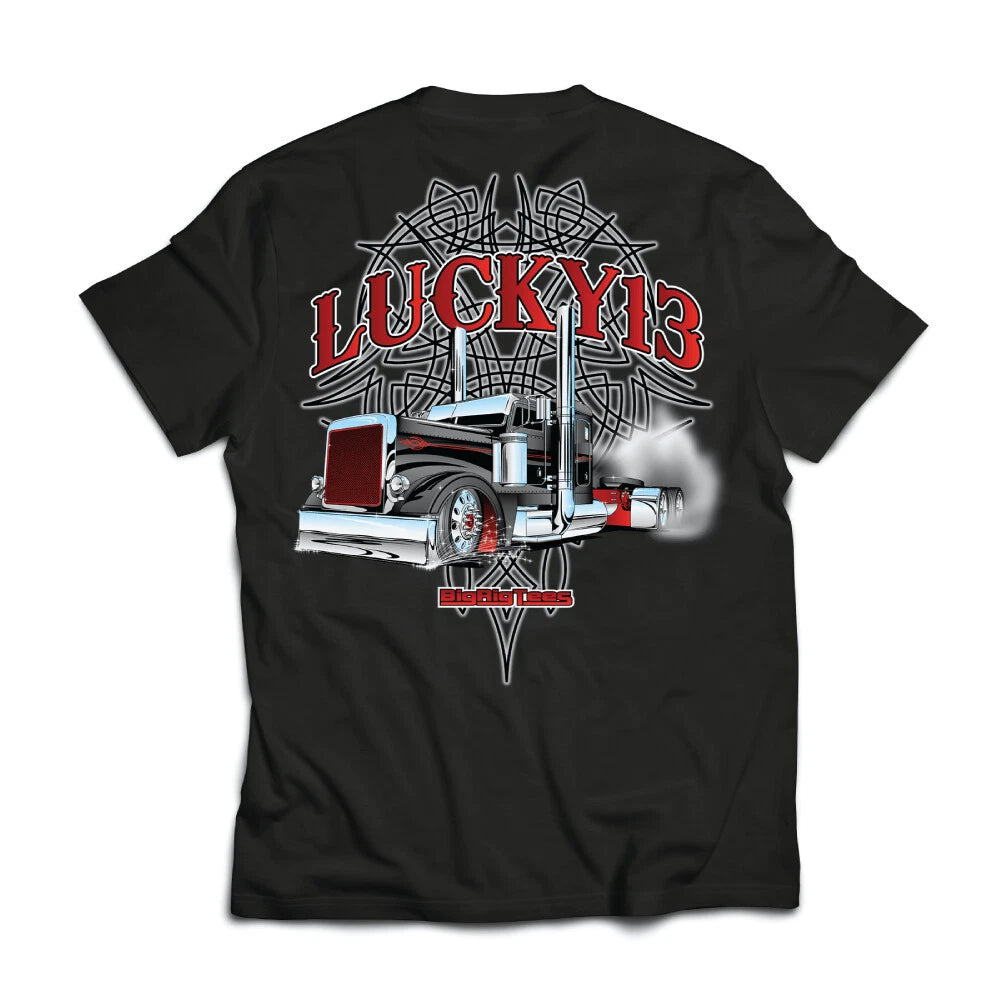 Lucky 13 T-Shirt for Big Rig Trucks
