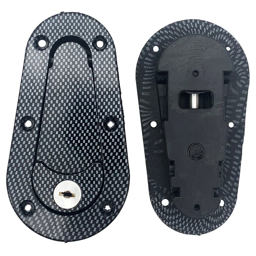 Quick Release Hood Pin Locking Kit Carbon Universal