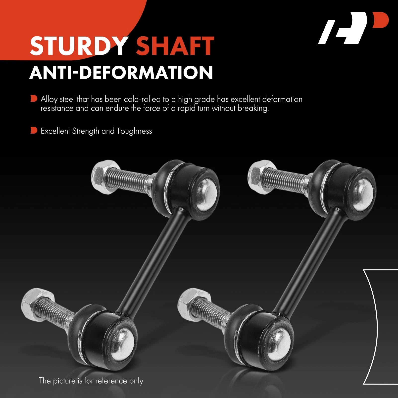 2X Front Sway Bar Link for Ford E-150 E-250 E-350 (2008-2014)