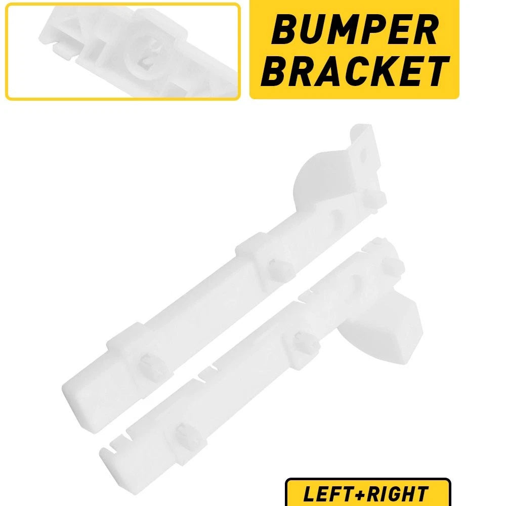 2X Front Right Left Bumper Bracket for Mitsubishi Lancer (2008–2017)