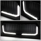 LED Tube Front Bumper Grille for Ford F150 (2015–2017) Honeycomb Mesh