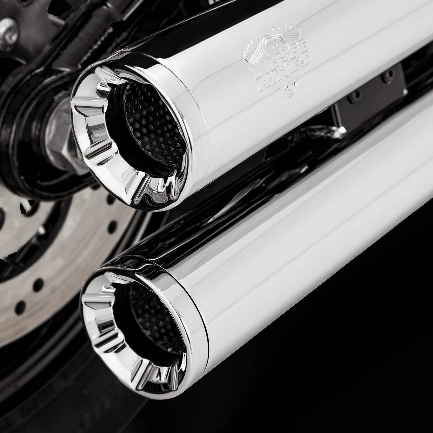 Vance & Hines Eliminator 300 Slip-On Mufflers for Harley Davidson (2017–2023)