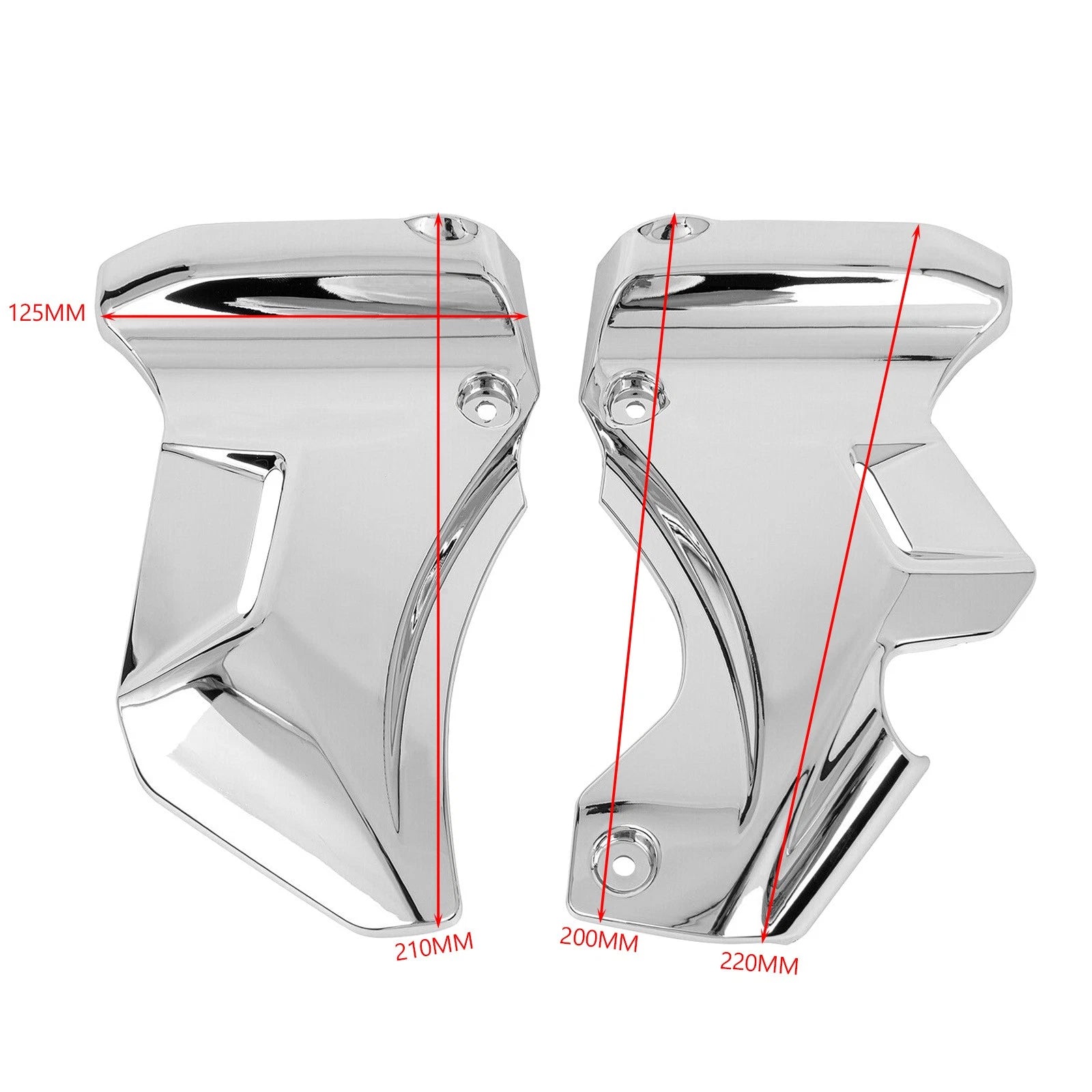 Gas Tank Side Trim Cover Panel for Kawasaki Z900RS (2018–2023) Silver